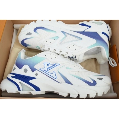 Louis Vuitton Run Tatic White Blue 02