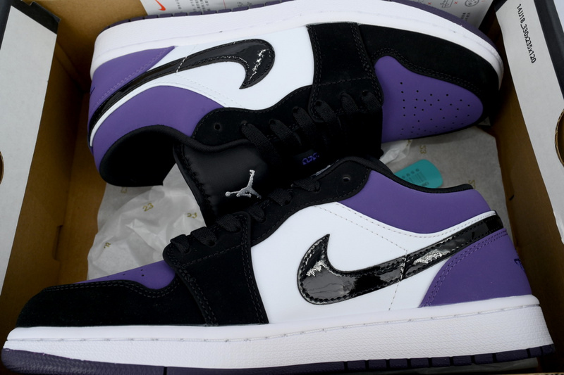 XH Air Jordan 1 Low 'Court Purple' 