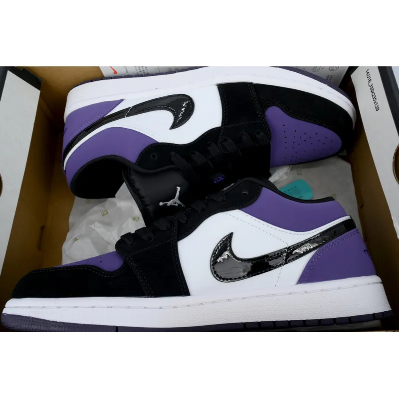 XH Air Jordan 1 Low 'Court Purple' 