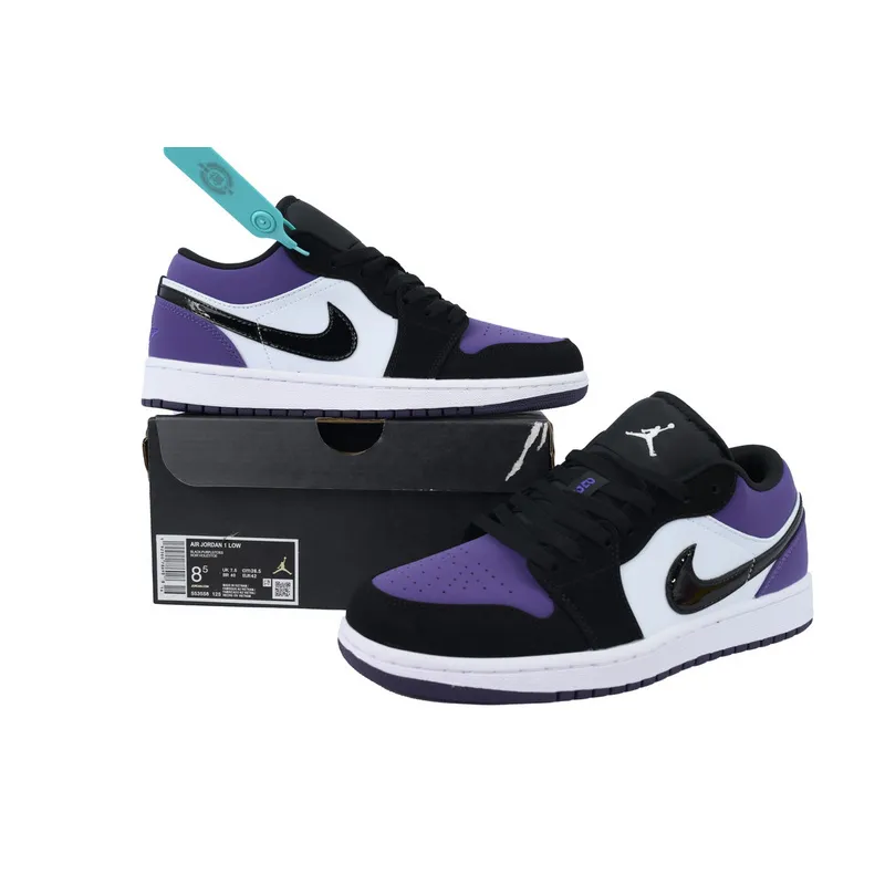 XH Air Jordan 1 Low 'Court Purple' 