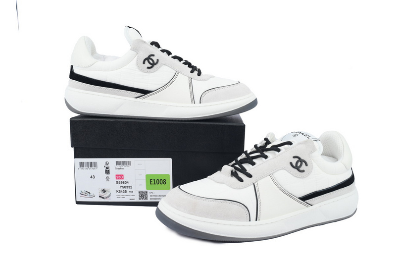 Chanel White With Black Lines