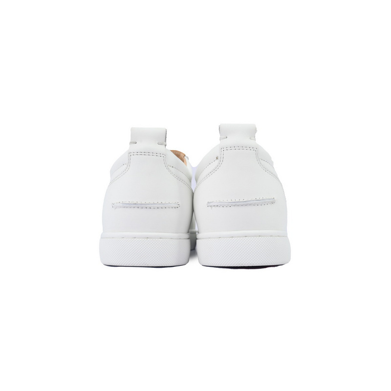 Christian Louboutin Louis Junior Spikes White