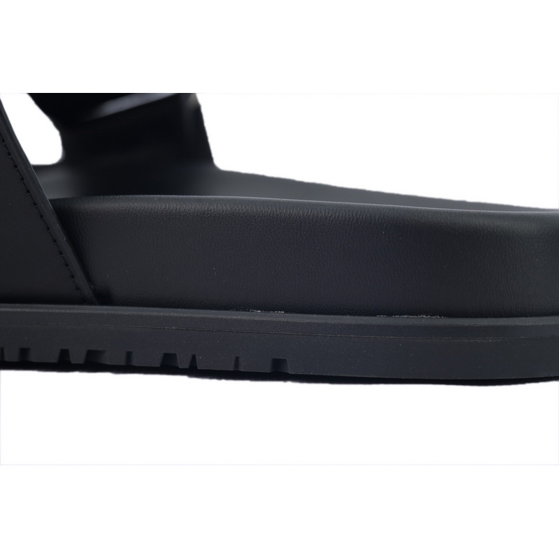 Hermes Slippers Black