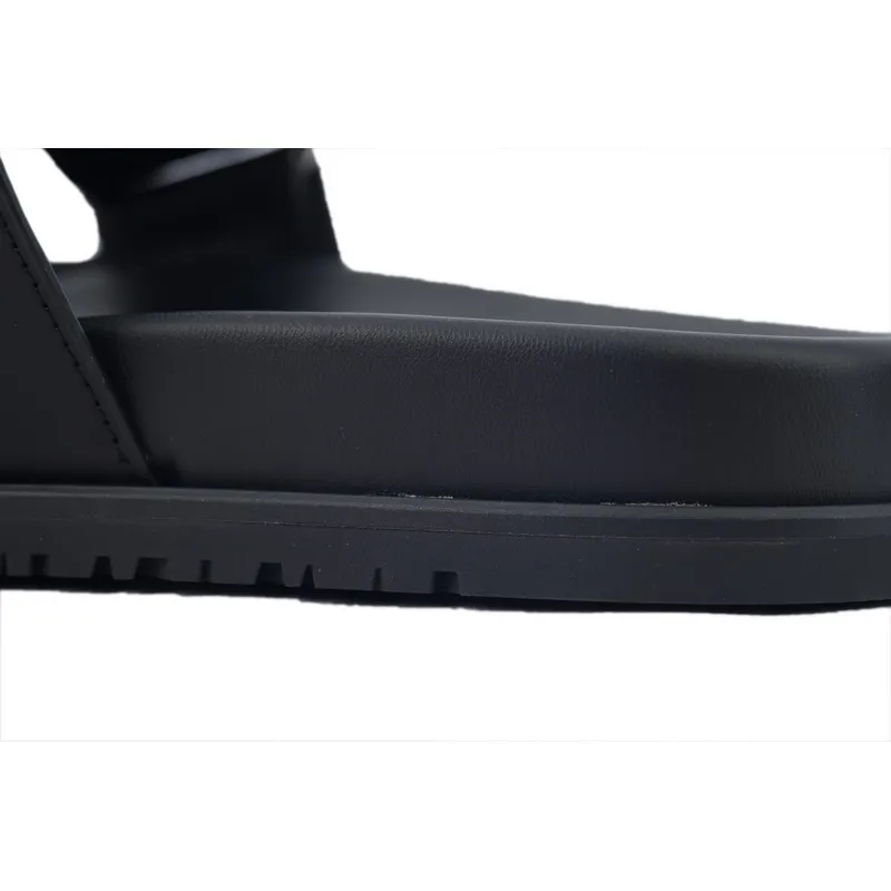 Hermes Slippers Black