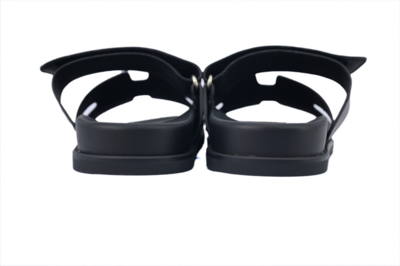 Hermes Slippers Black