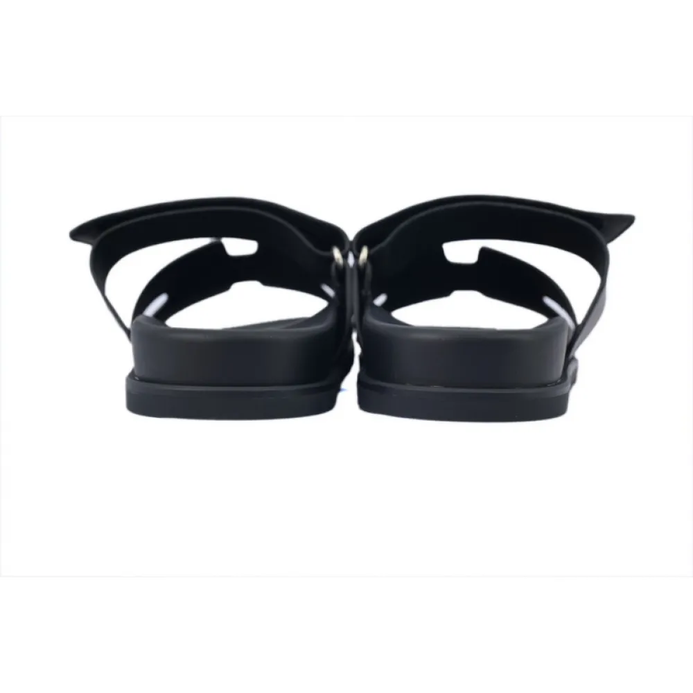 Hermes Slippers Black