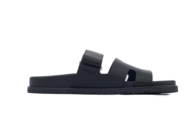 Hermes Slippers Black