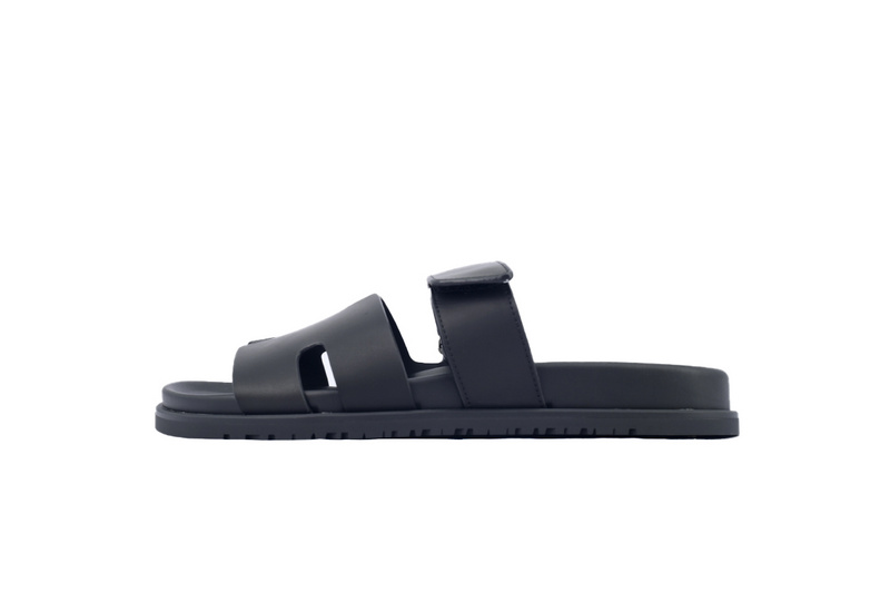 Hermes Slippers Black