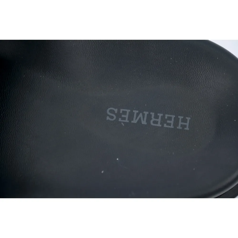 Hermes Slippers Black Blue