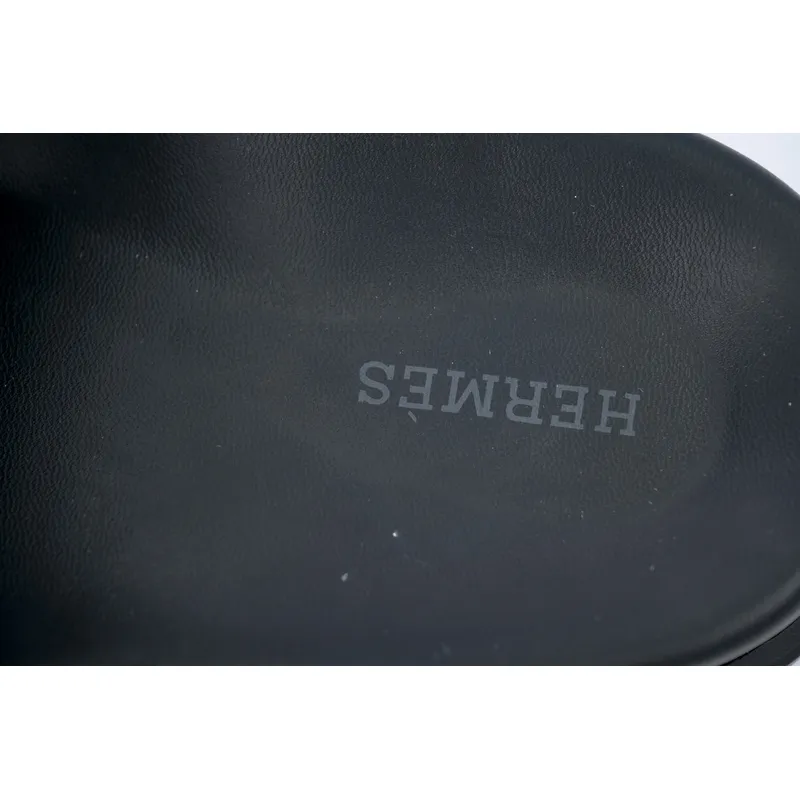Hermes Slippers Black Blue