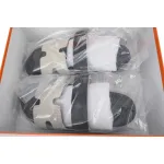 Hermes Slippers Dark Gray