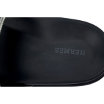Hermes Slippers Dark Gray