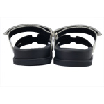 Hermes Slippers Dark Gray