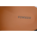 Hermes Slippers Grey Coffee Color