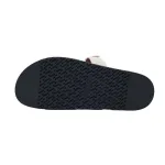 Hermes Slippers Grey Coffee Color