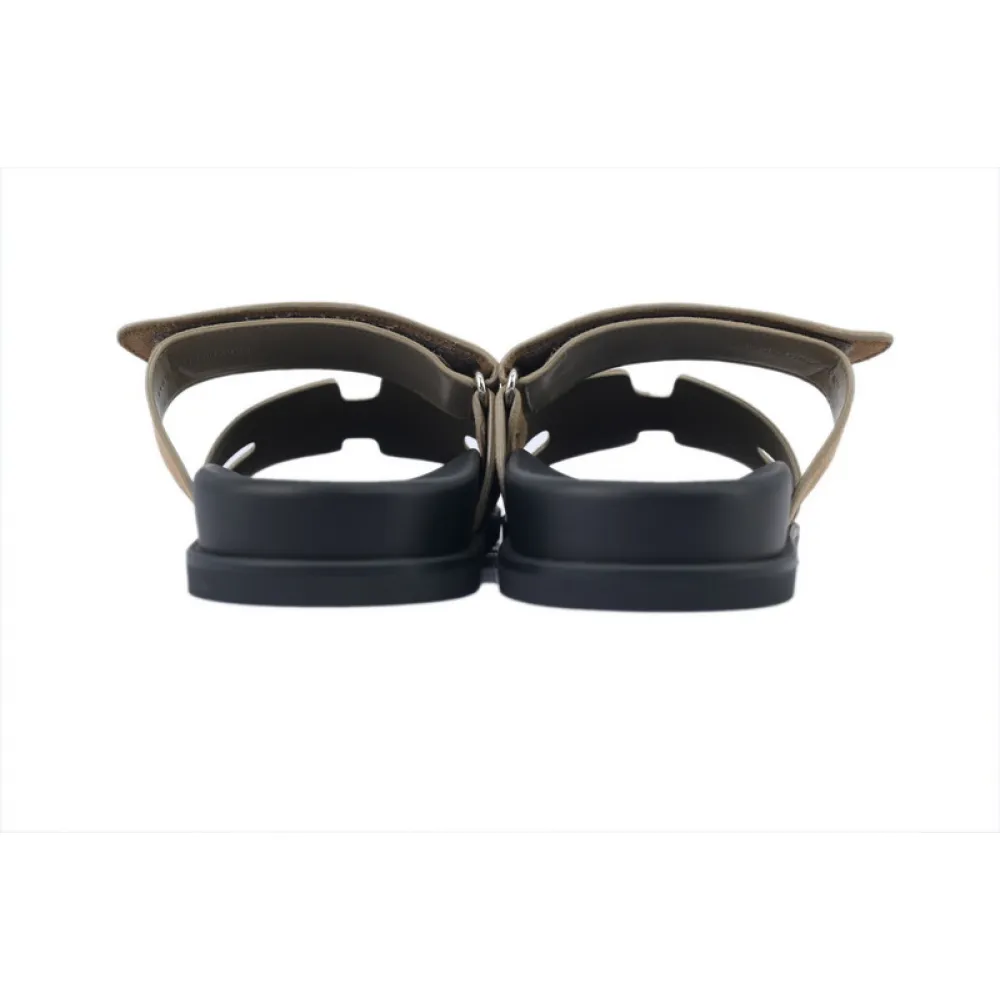 Hermes Slippers Khaki 
