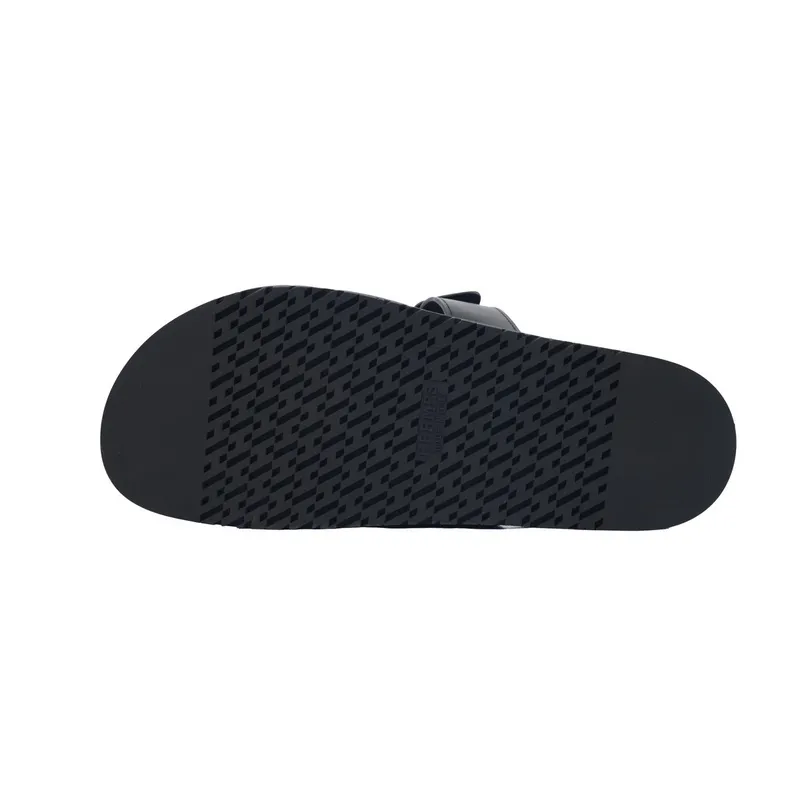 Hermes Slippers Khaki Black