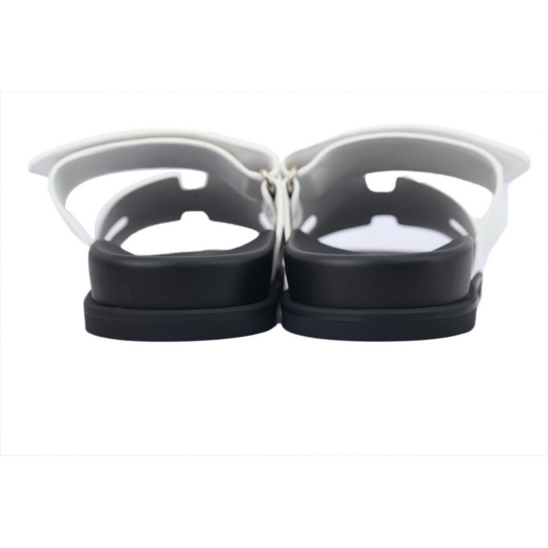 Hermes Slippers White