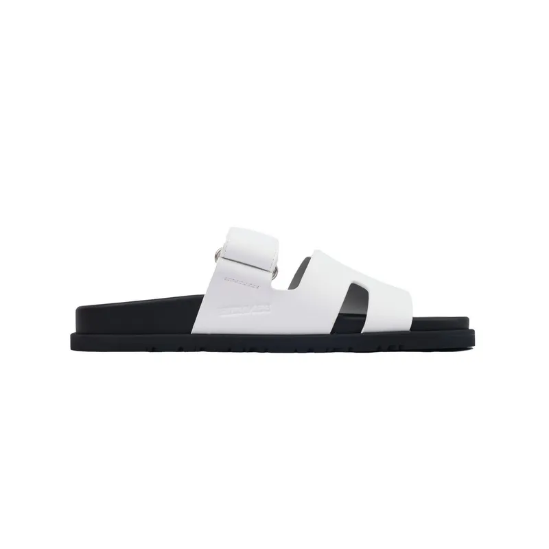 Hermes Slippers White