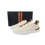 Zegna Brown White 