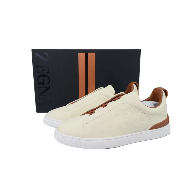 Zegna Brown White 