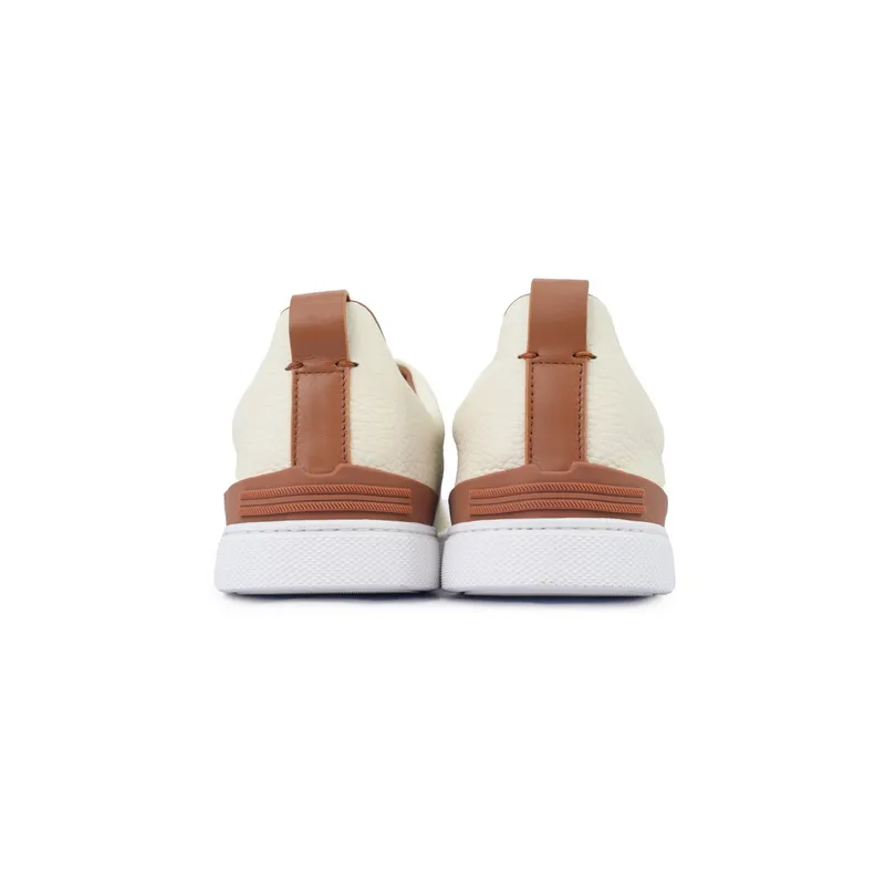 Zegna Brown White 