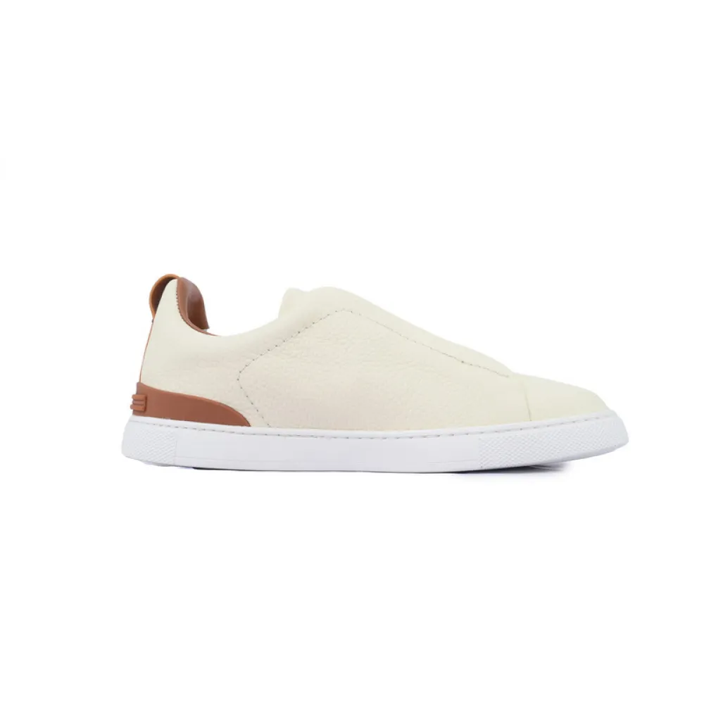 Zegna Brown White 