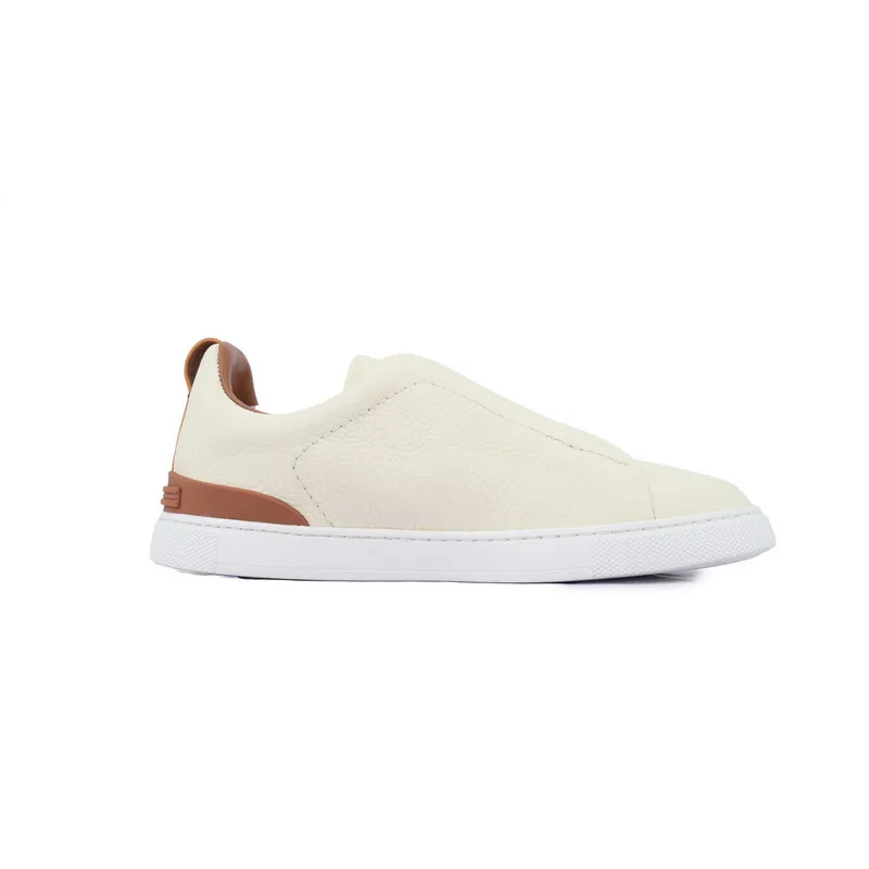 Zegna Brown White 