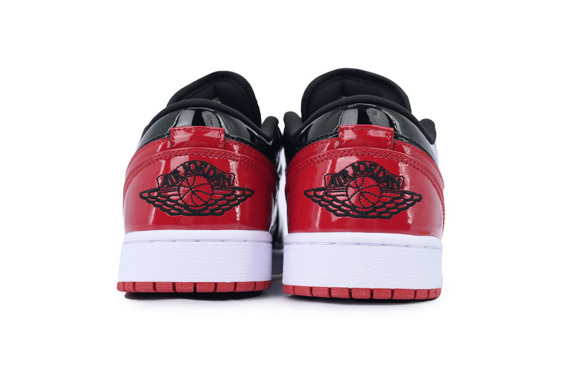 XH Air Jordan 1 Retro Low OG 'Black Red'