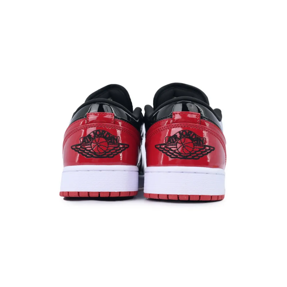 XH Air Jordan 1 Retro Low OG 'Black Red'