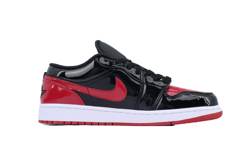 XH Air Jordan 1 Retro Low OG 'Black Red'
