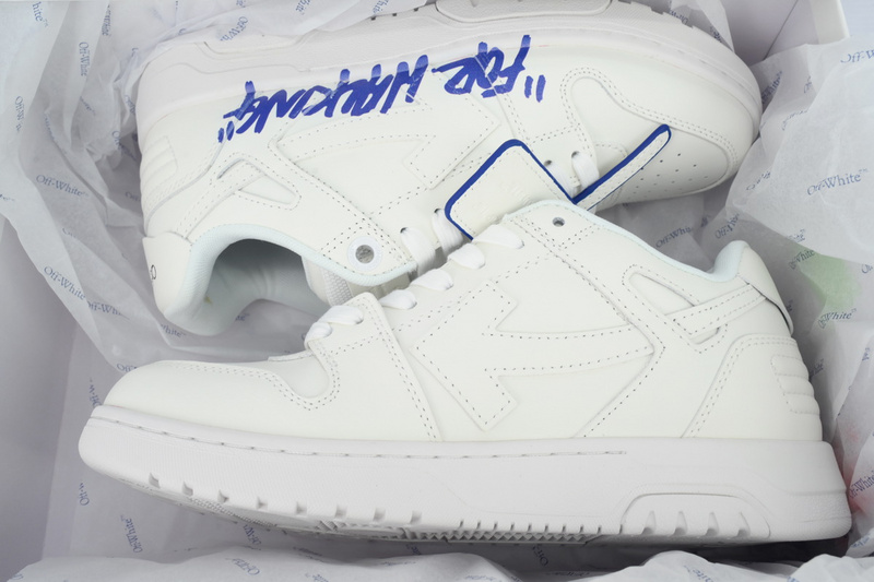OFF-WHITE Out Of White and Blue Letters