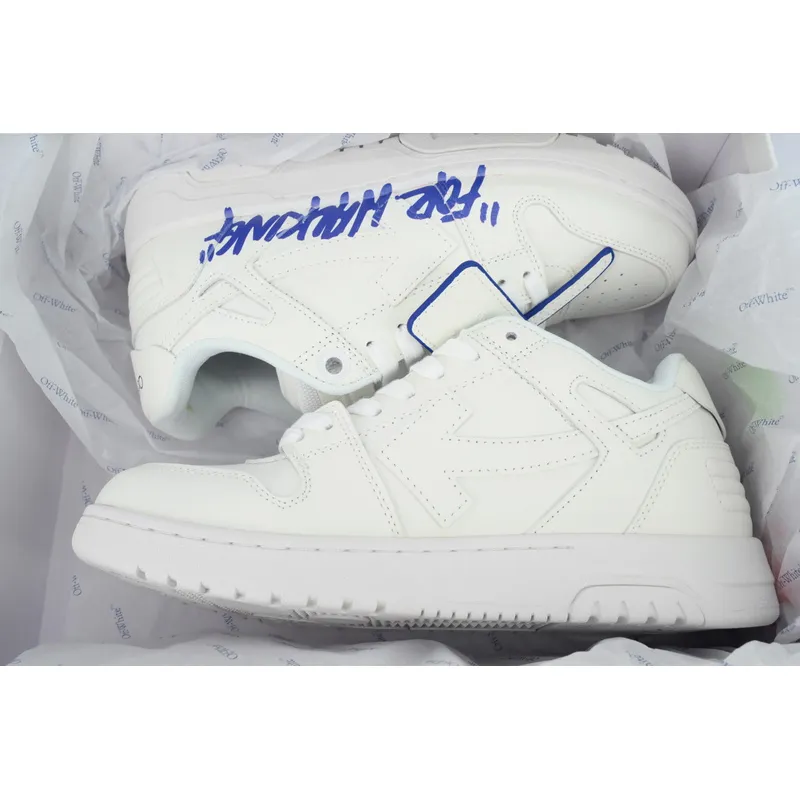 OFF-WHITE Out Of White and Blue Letters