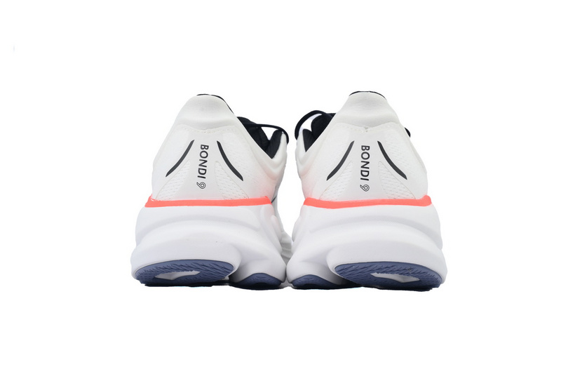 HOKA Bondi 9' Black White Red