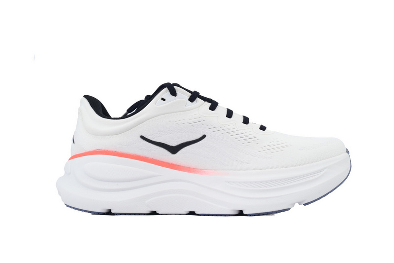 HOKA Bondi 9' Black White Red