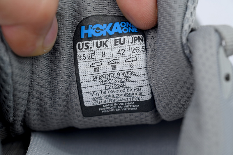 HOKA Bondi 9 'Grey'
