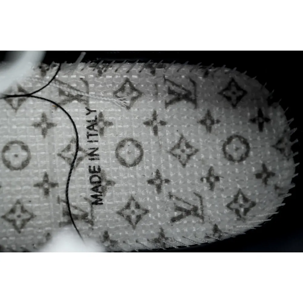 Louis Vuitton Black Skin And White Background 