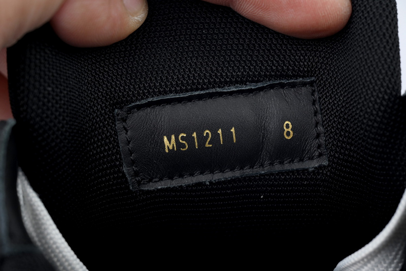 Louis Vuitton Black Skin And White Background 