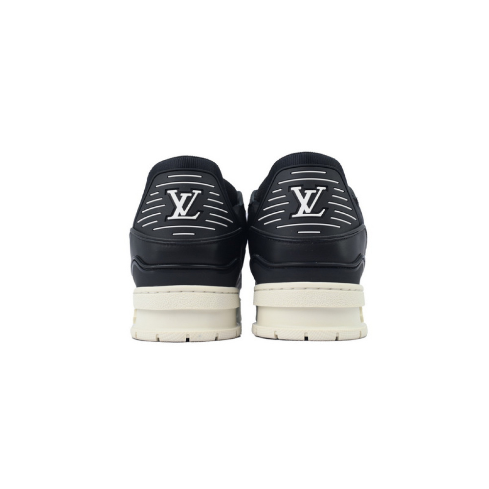 Louis Vuitton Black Skin And White Background 