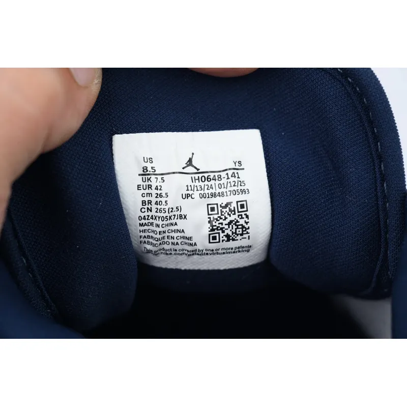 XH Air Jordan 1 Low Denim White Blue    