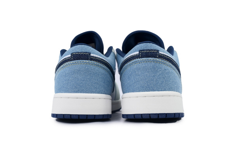 XH Air Jordan 1 Low Denim White Blue    