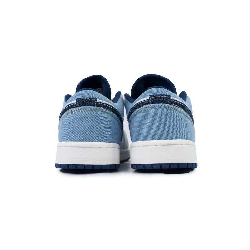 XH Air Jordan 1 Low Denim White Blue    