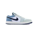 XH Air Jordan 1 Low Denim White Blue    