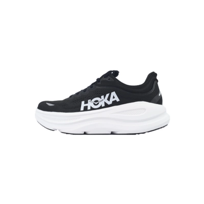 HOKA Bondi 9 'Black White' 01