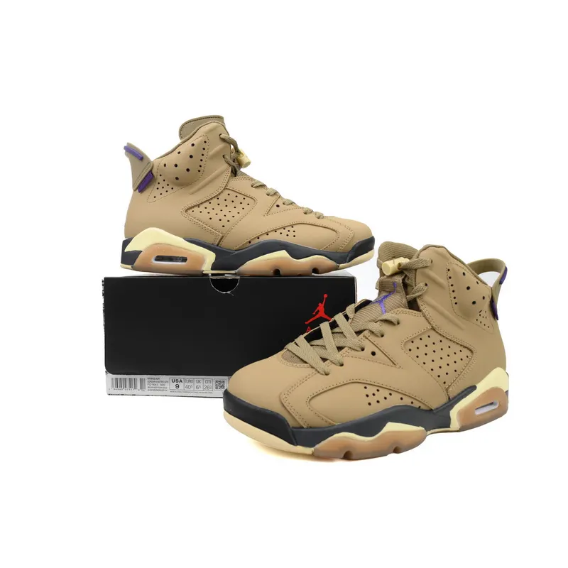 Q1 Air Jordan 6 Gore-Tex "Brown Kelp"