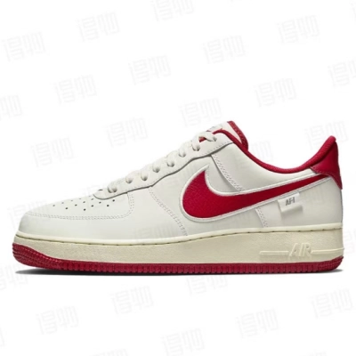 Air Force 1 '07 'Sail Gym Red Embroidered Swoosh' 01
