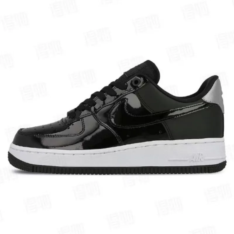 Wmns Air Force 1 07 SE Premium 'Black Silver'