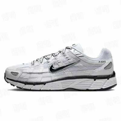 Nike P-6000 'White Metallic Silver Black' 01