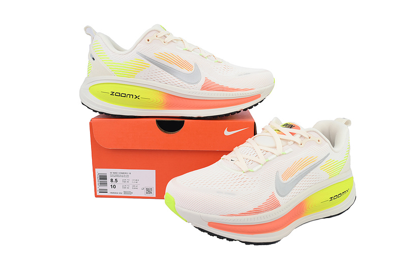 NIKE Wmns Vomero 18 'Phantom Light Wild Mango Volt'