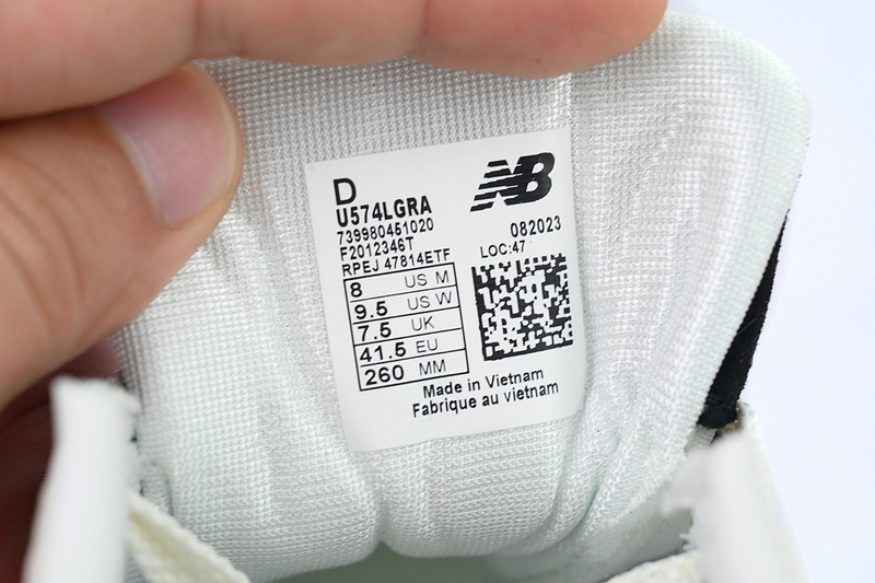 New Balance 574 Legacy 'Black Angora'